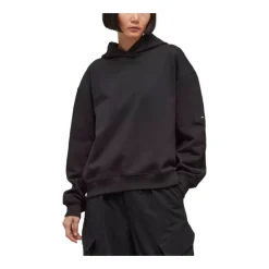 Bawełniana Bluza Boxy Czarna