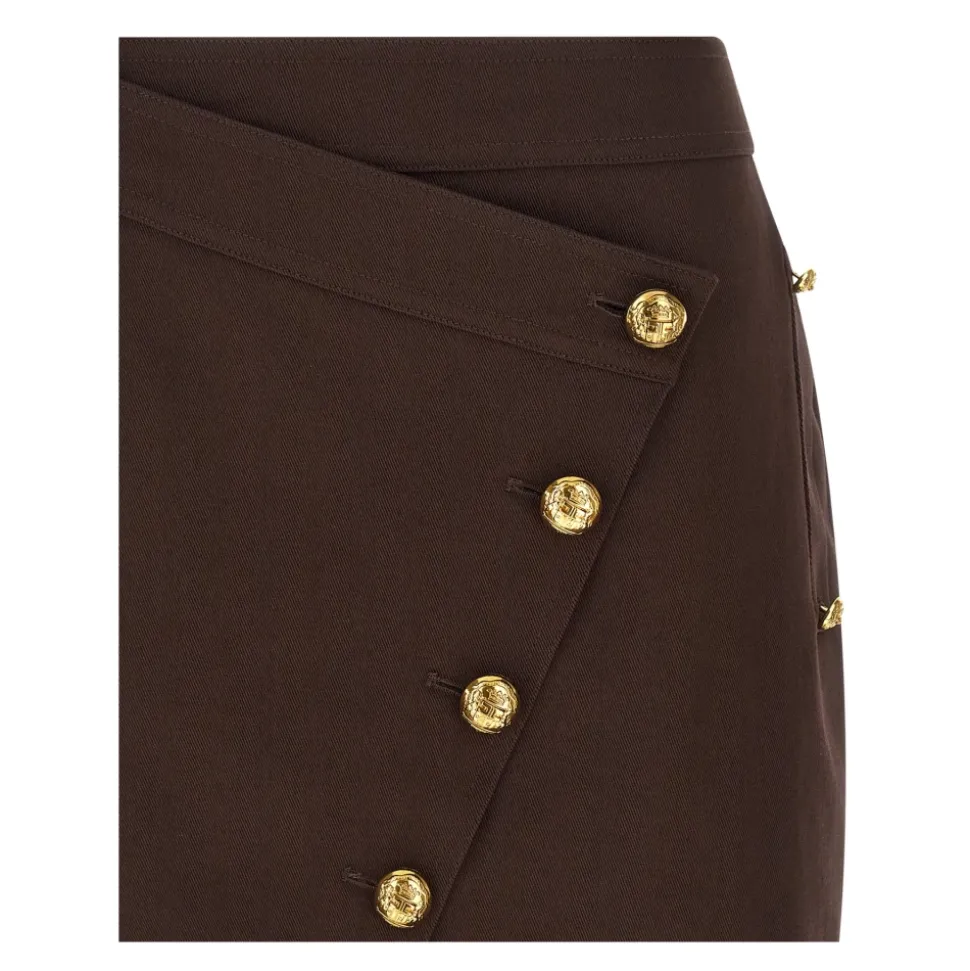 Bawełniana Mini Spódniczka Gabardine