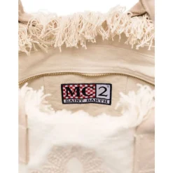 Beżowa Torba Shopper z Wzorem Vanity Rug