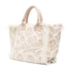 Beżowa Torba Shopper z Wzorem Vanity Rug