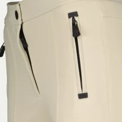 Beżowe Spodnie Narciarskie Slim Fit