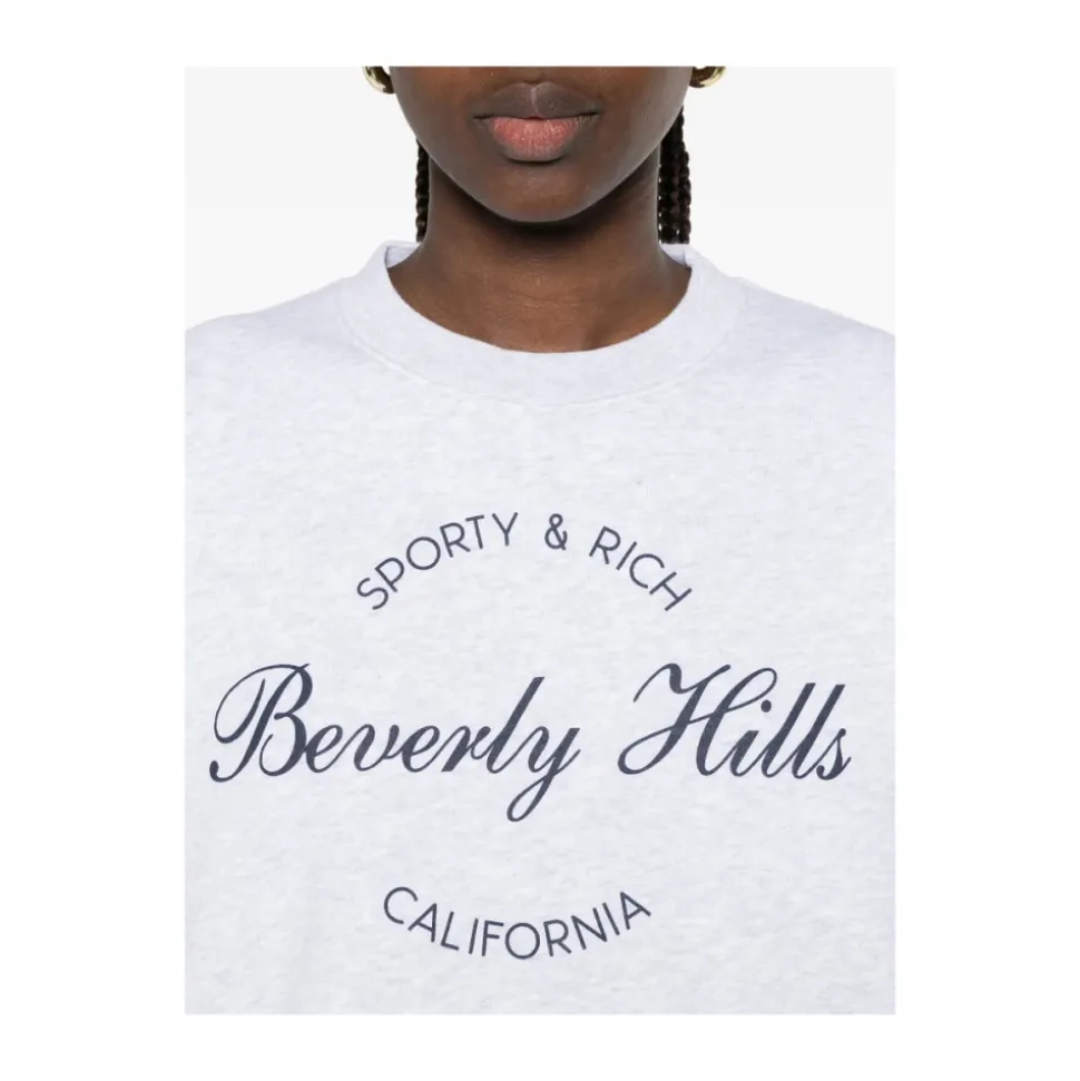 Beverly Hills Logo-Print Sweater