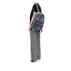 Biker Nylon Large Backpack