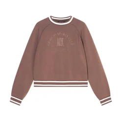 Bluza dresowa w stylu College z logo i profilami