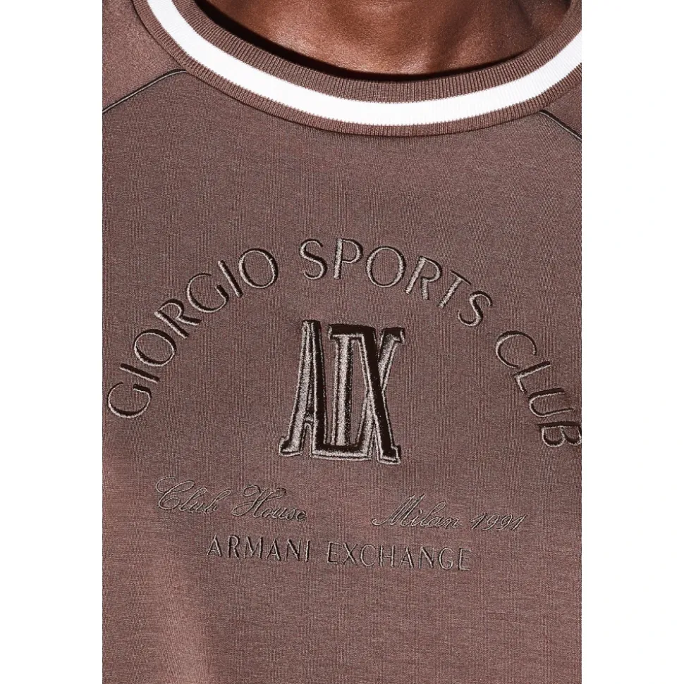 Bluza dresowa w stylu College z logo i profilami