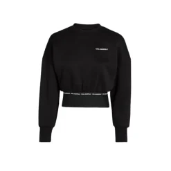 Bluza dresowa z elastycznym logo