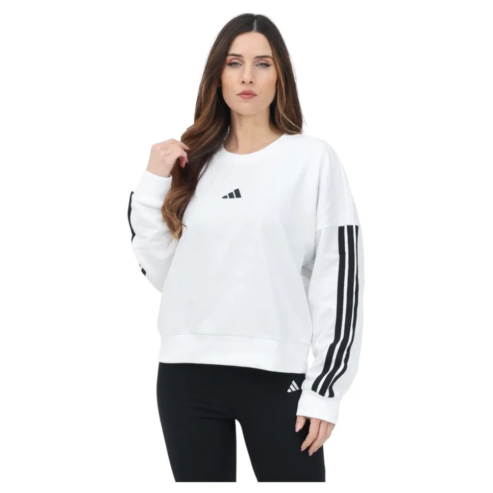 Bluza dresowa z okrągłym dekoltem 3-Stripes French Terry