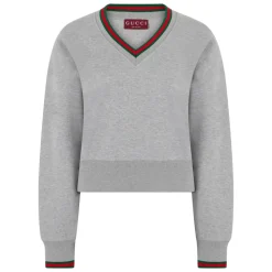 Bluza z dżerseju bawełnianego z taśmą Web