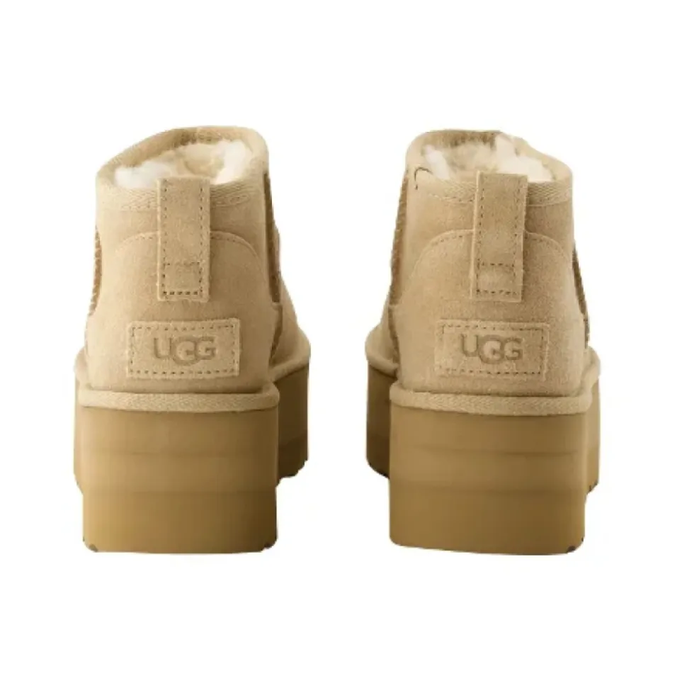 Botki Classic Ultra Mini Platform Sand