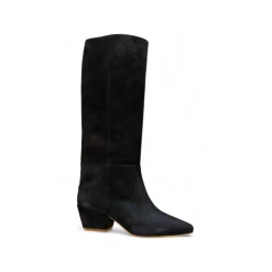 Bottes hautes en daim