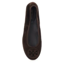 Brązowe Buty Flat Minnie Travel Ballet