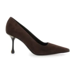 Brązowe eleganckie szpilki IXIA