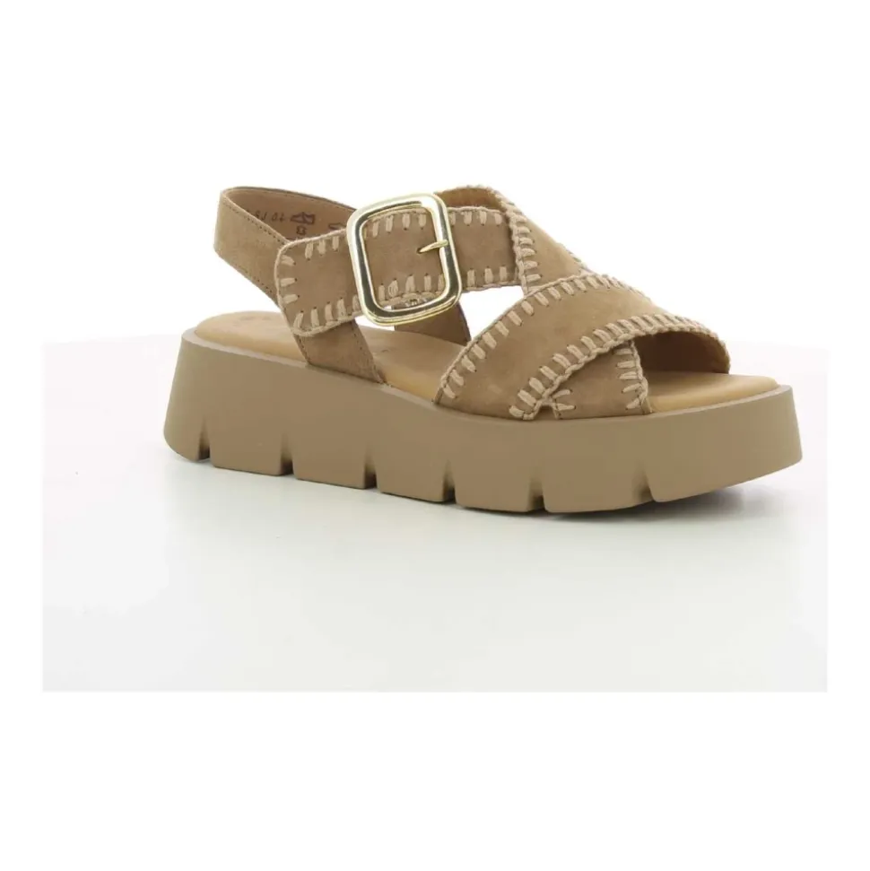 Buty Damskie w Kolorze Cognac