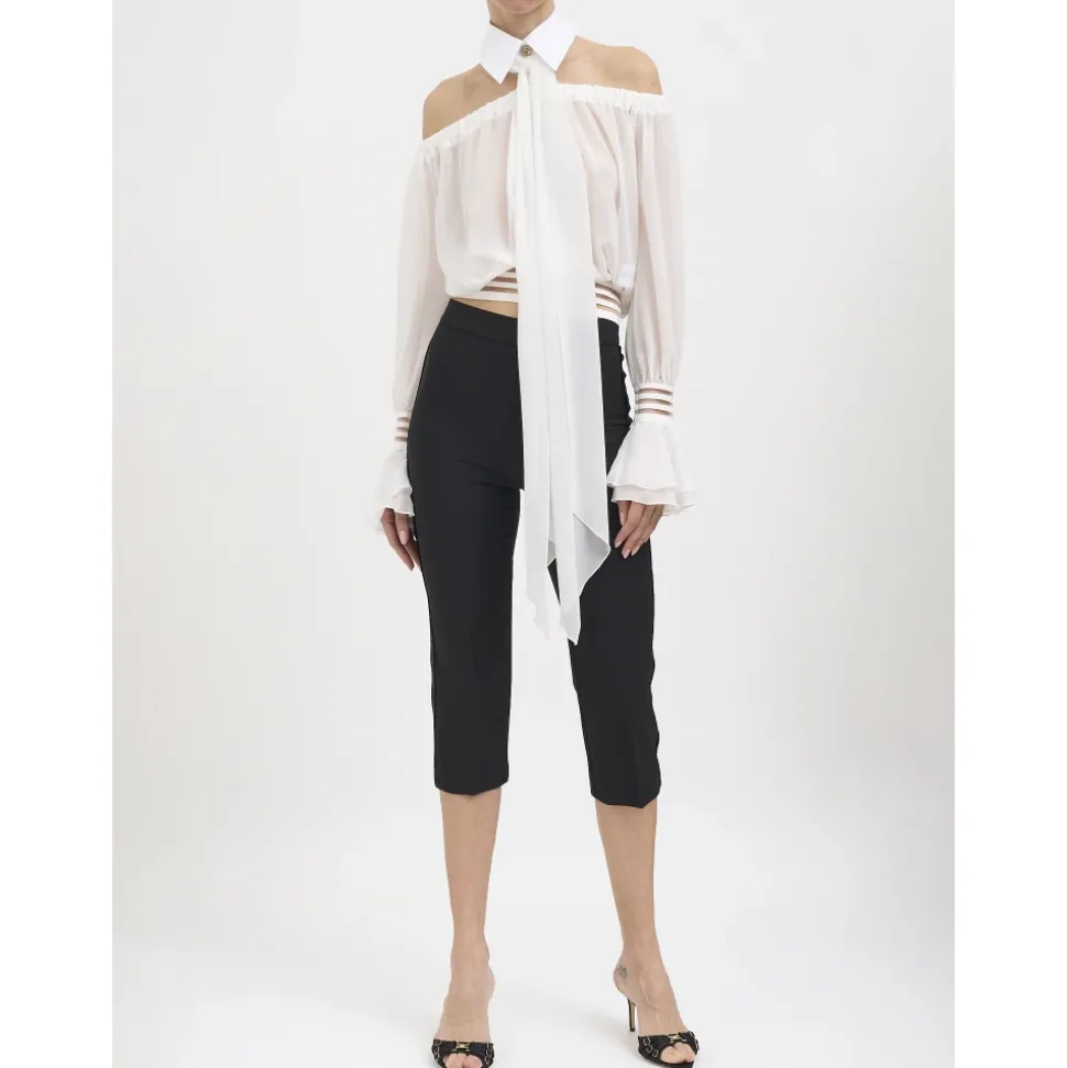 Camicia con spalle scoperte