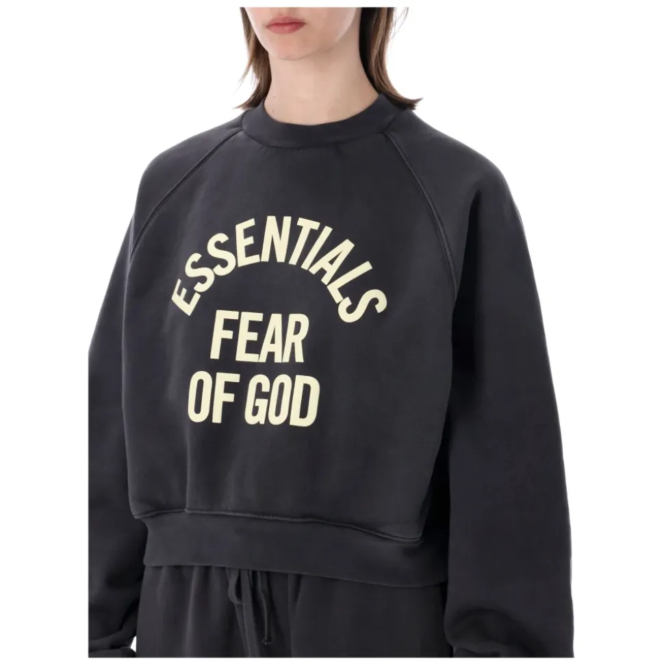 Campus 90s Cropped Crewneck