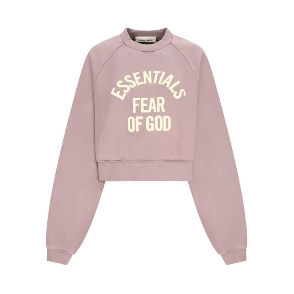 Campus 90's Cropped Raglan Crewneck