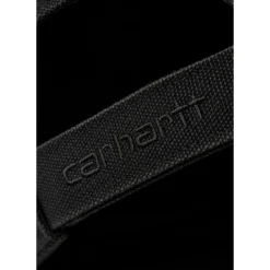 Carhartt WIP Canvas Cap Black stone washed Uniwersalny
