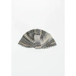Chevron Dzianinowy Turban z Frędzlami