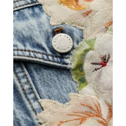 Chloe Embroidered Denim Jacket