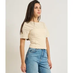Cotton Bustier T-Shirt