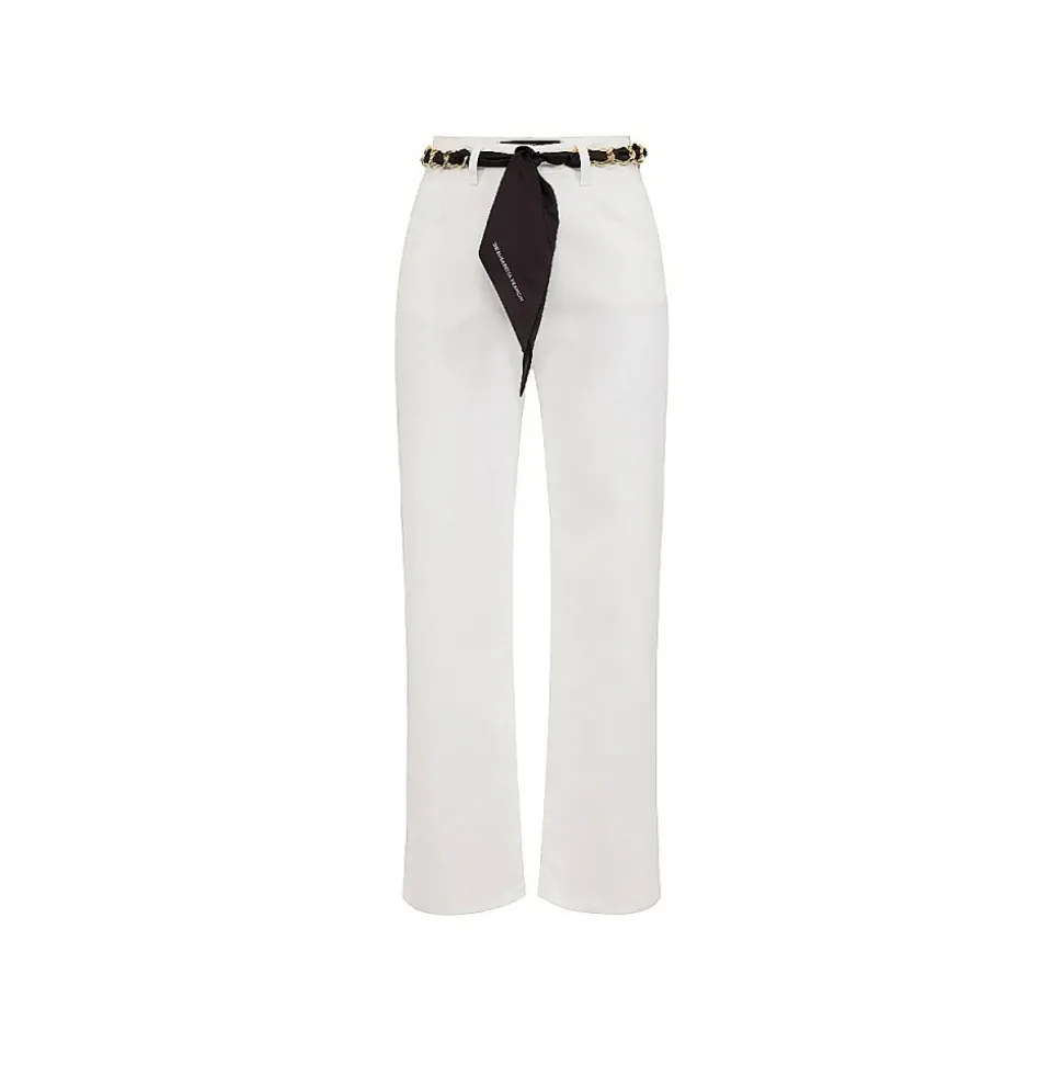 Cropped Palazzo Jeans