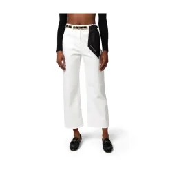 Cropped Palazzo Jeans