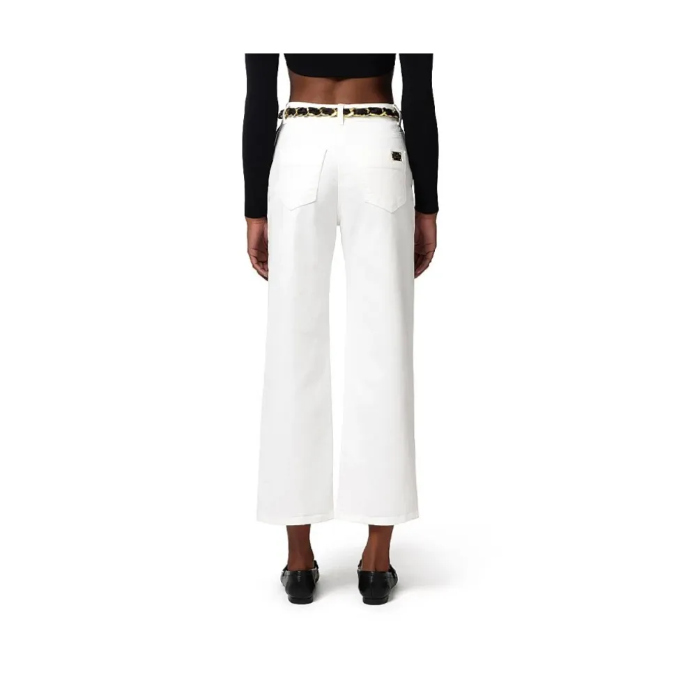 Cropped Palazzo Jeans