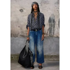 Cropped Wide Leg Carpenter Jean