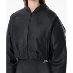 Czarna Kurtka Bomber