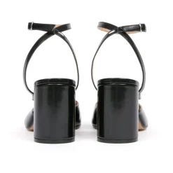 Czarna Tabi Sandal Pump