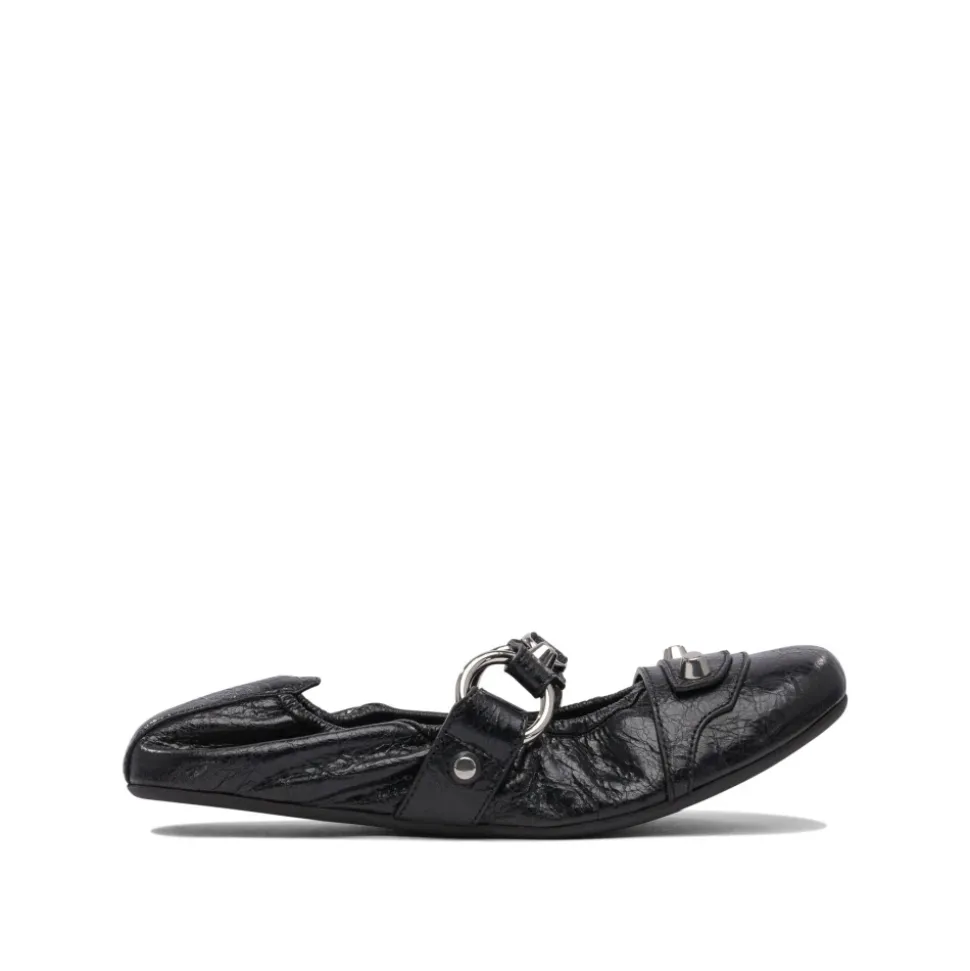 Czarne Baletki Eleganckie Wygodne Buty