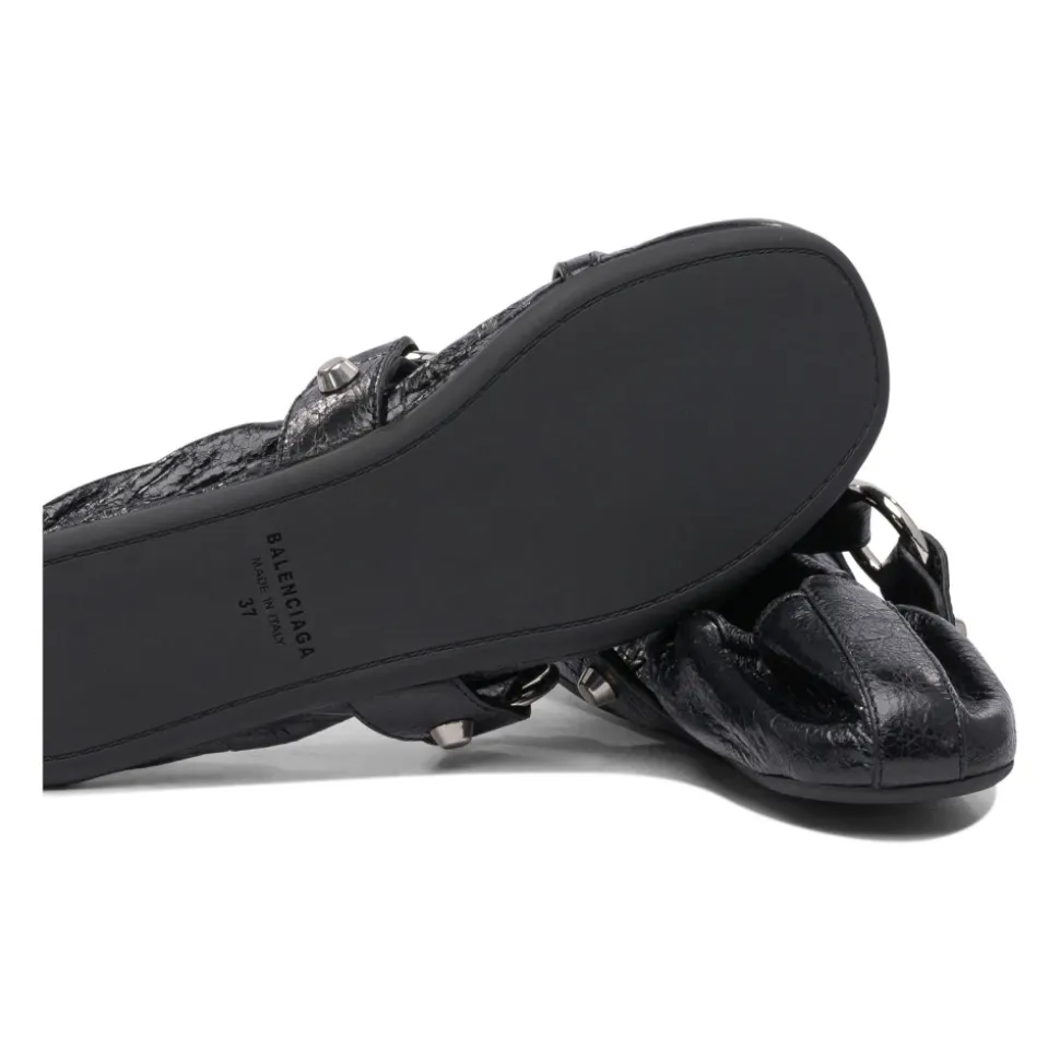 Czarne Baletki Eleganckie Wygodne Buty