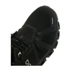 Czarne Buty Chunky z Logo