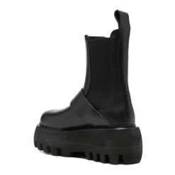 Czarne Buty z Jedwabiu i Nylonu