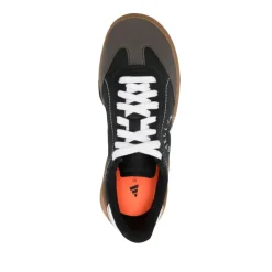 Czarne Jedwabne & Nylonowe Sneakersy