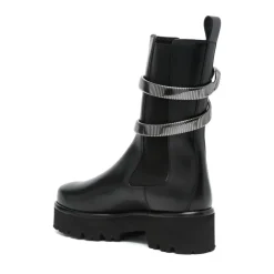 Czarne Skórzane Buty