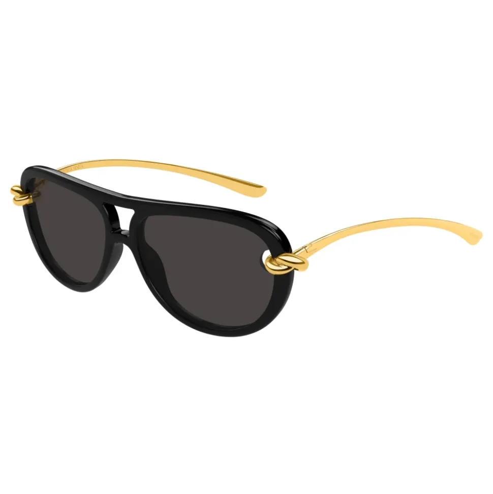Czarne/Szare Okulary przeciwsłoneczne BV1418S