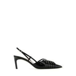 Czółenka Slingback z Odkryta Pięta i Szpiczastym Noskiem