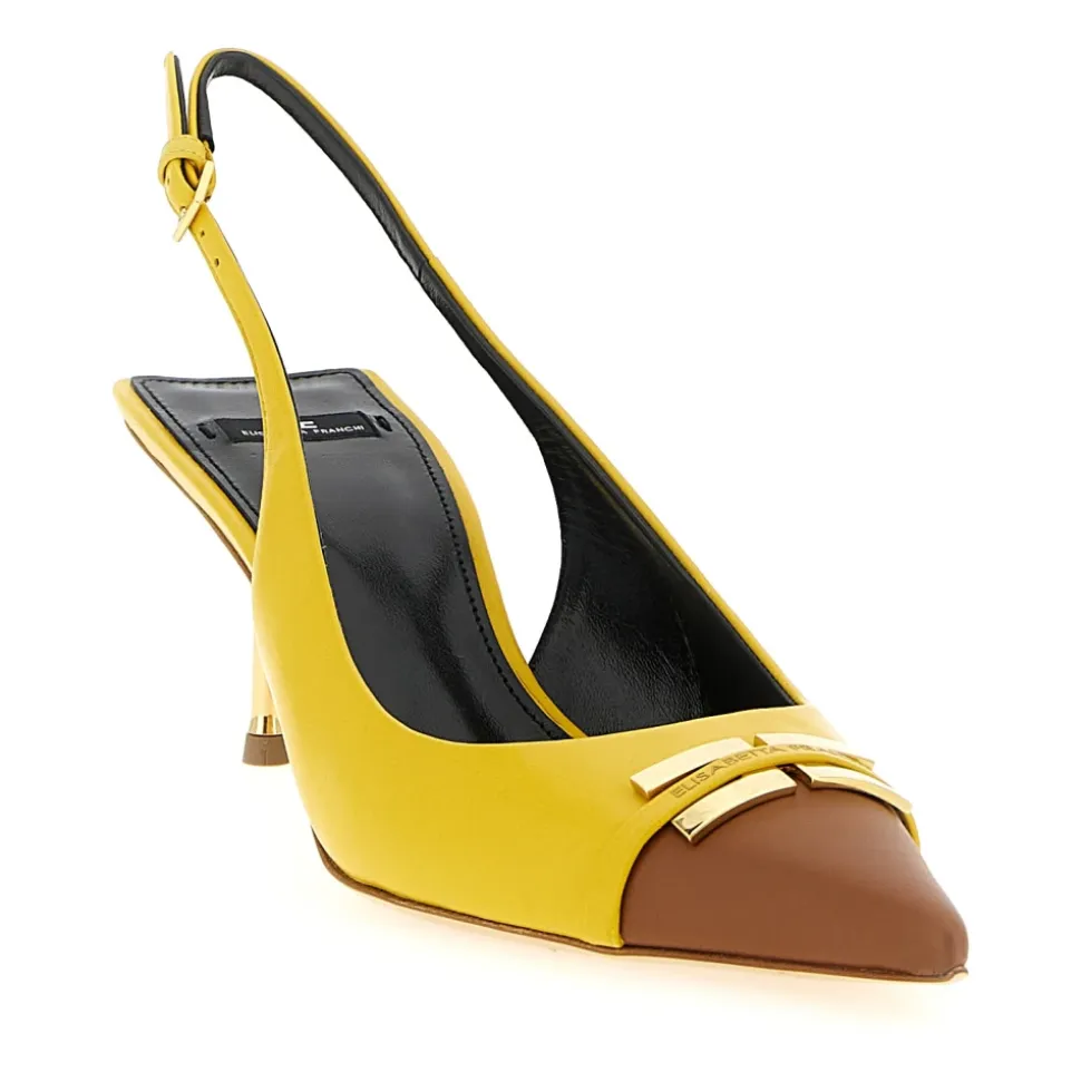 Czółenka Slingback z Odkrytą Piętą i Szpiczastym Noskiem