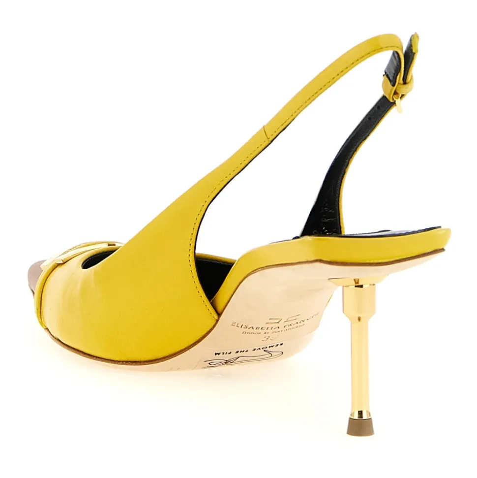 Czółenka Slingback z Odkrytą Piętą i Szpiczastym Noskiem