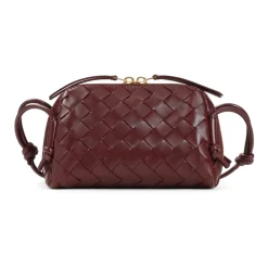 Czerwona Skórzana Torebka Clutch