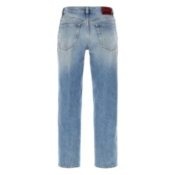 Damskie jeansy slim fit z bawełny
