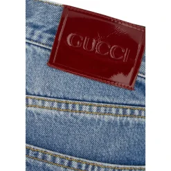 Damskie jeansy slim fit z bawełny