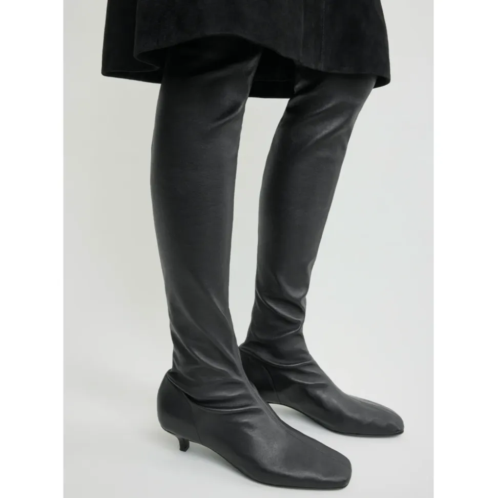 Day Nappa Knee-High Boots