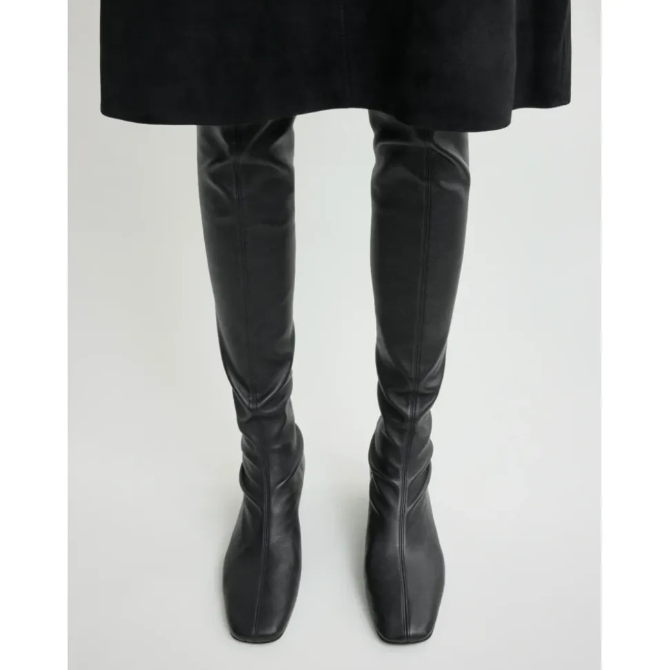 Day Nappa Knee-High Boots