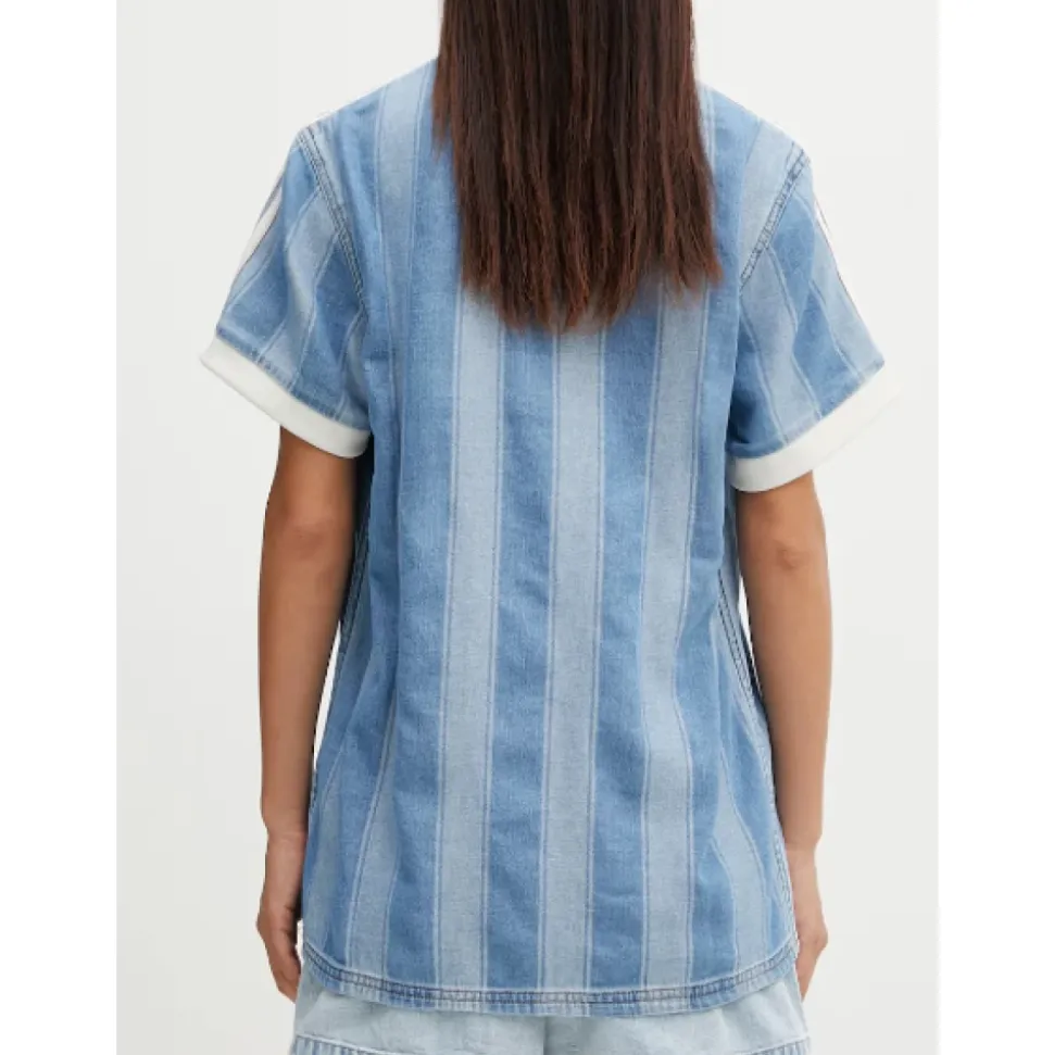 Denim Football Jersey