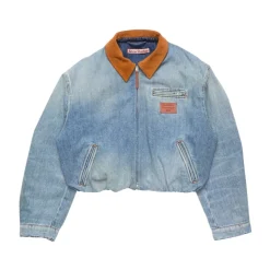 Denimowa Kurtka Bomber