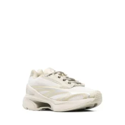Ecru Buty na grubym obcasie