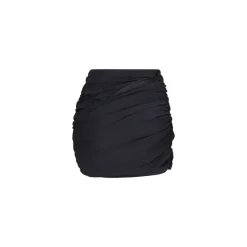 Elegancka Spódnica Mini z Marszczeniami