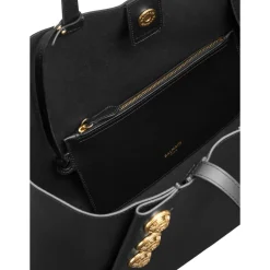 Emblème Smooth Leather Tote Bag